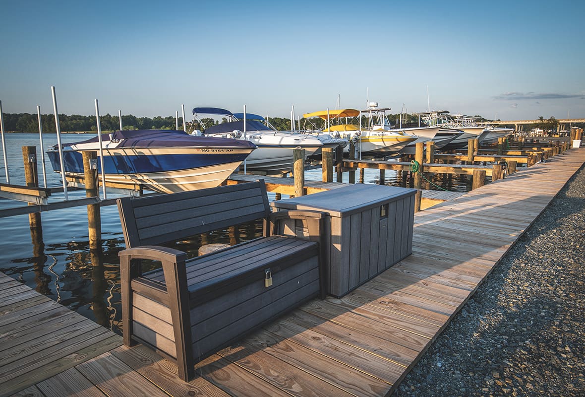 Bench and storage bench