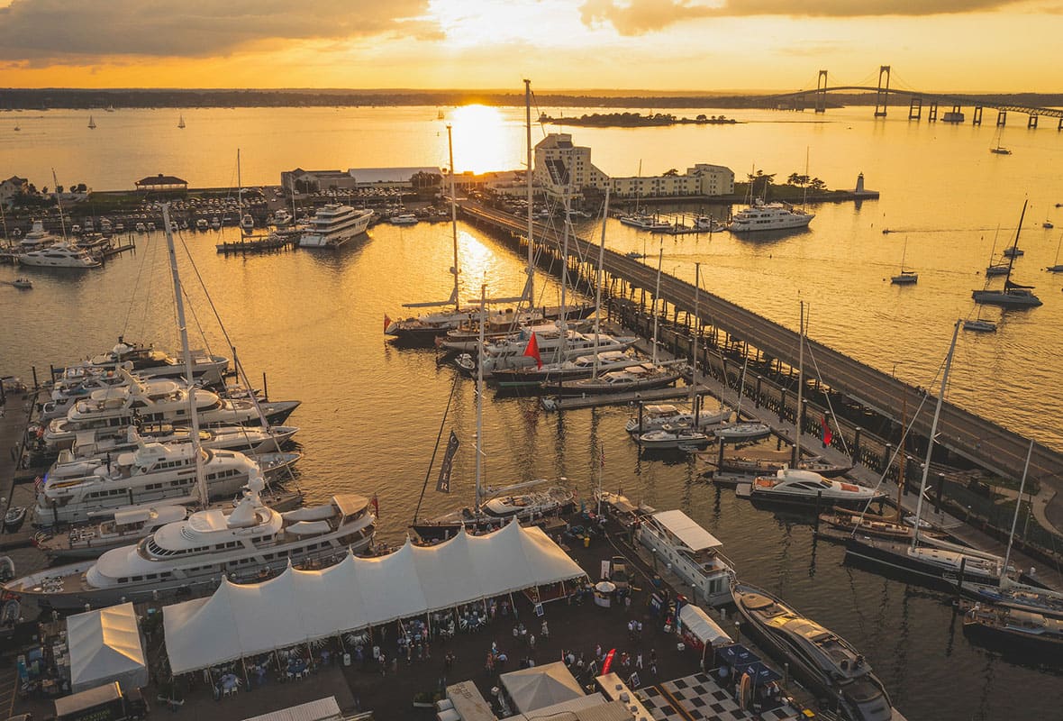 safe harbor newport shipyard aerial view