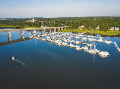 safe harbor port royal landing aerial view