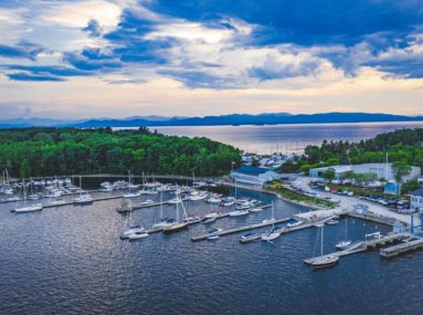 safe harbor shelburne shipyard aerial view