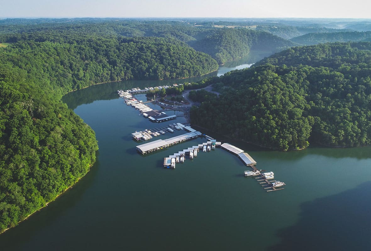 wisdom dock aerial view