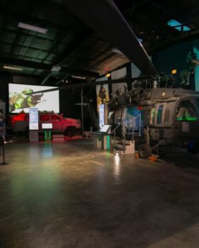 Interior of navy seal museum